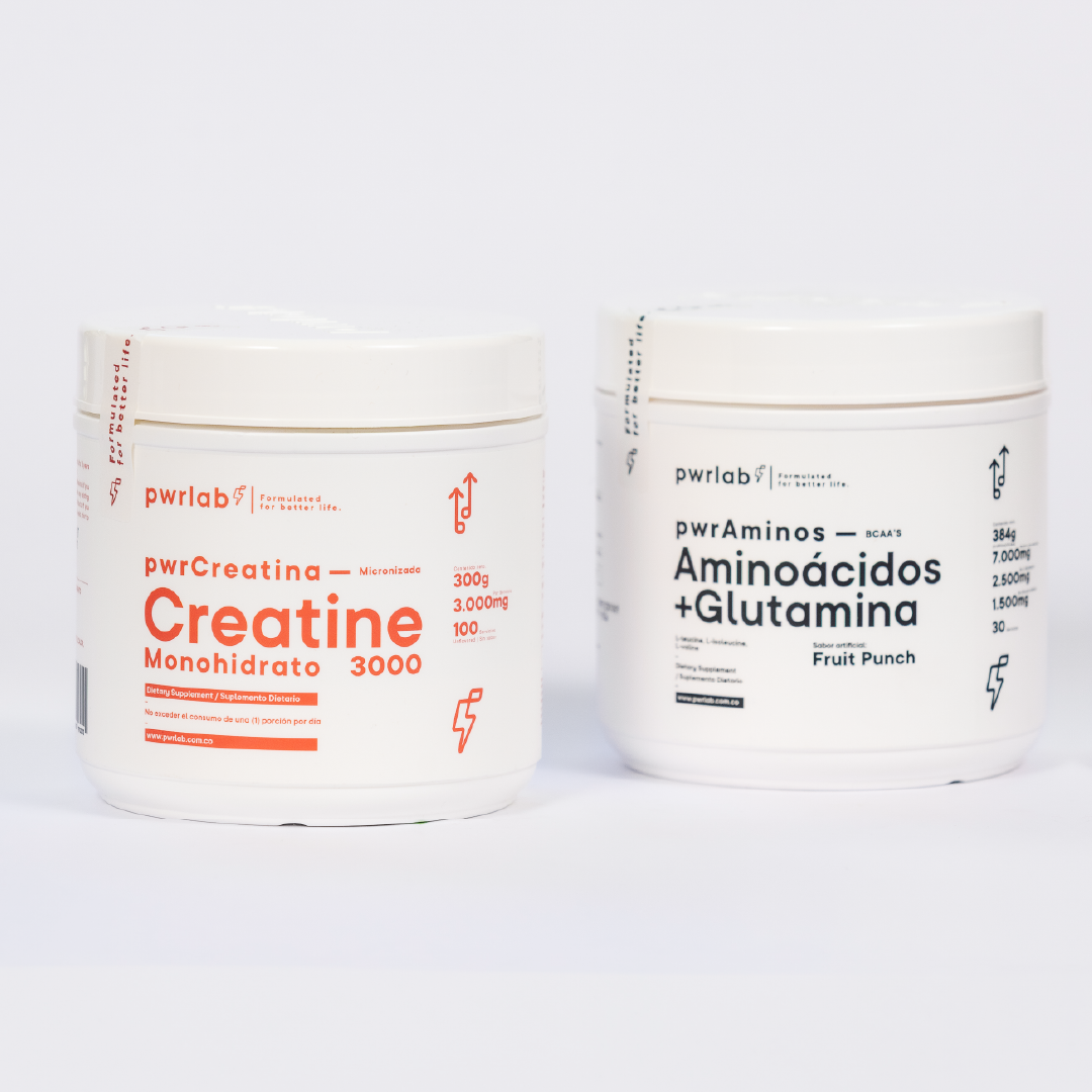 Máxima fuerza – Aminoácidos + Glutamina 384g + Creatina 300g