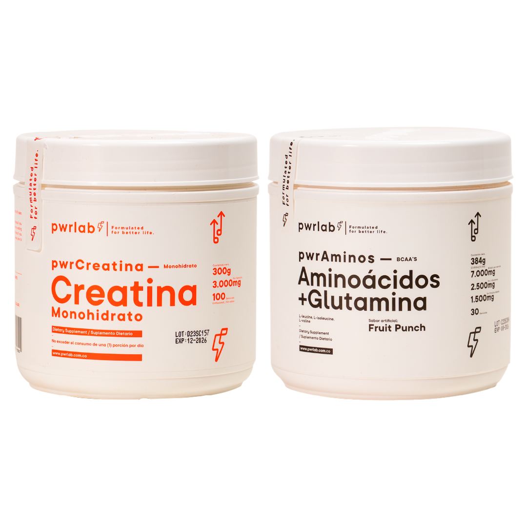 Máxima fuerza – Aminoácidos + Glutamina 384g + Creatina 300g
