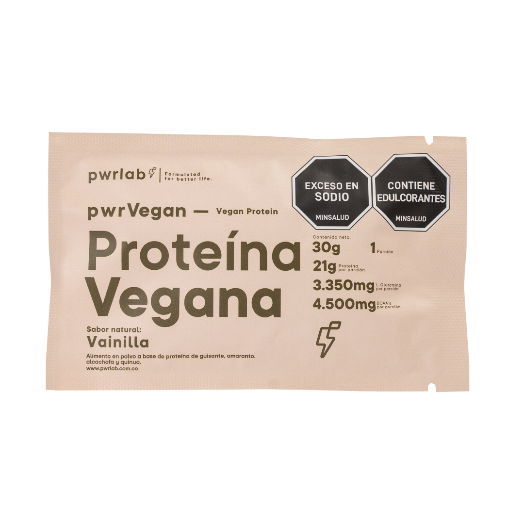 Proteína Vegana Vainilla sachet 30g