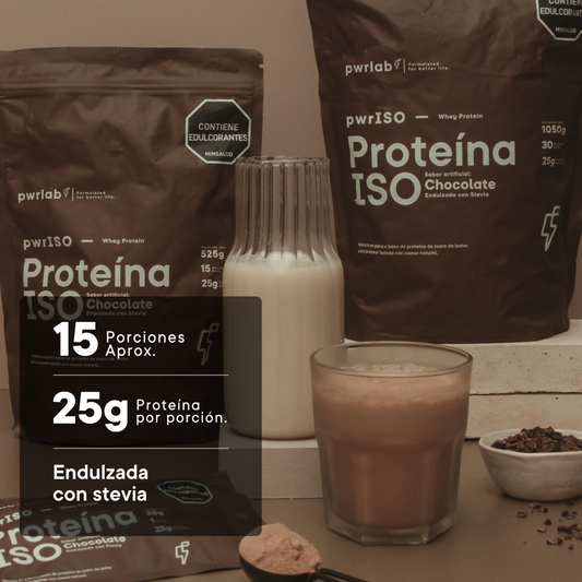 Proteína ISO Chocolate | 525 g | 15 servicios