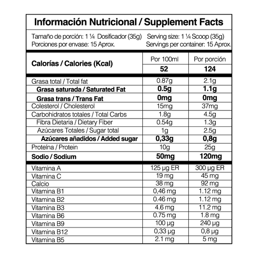 Proteína ISO Chocolate | 525 g | 15 servicios