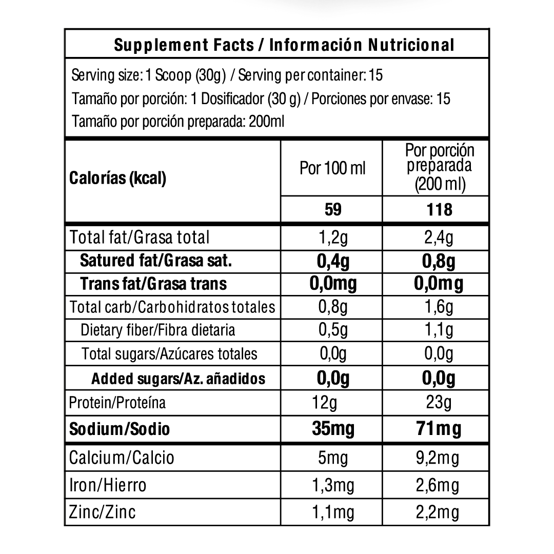 Proteína Vegana 450 g | 15 servicios