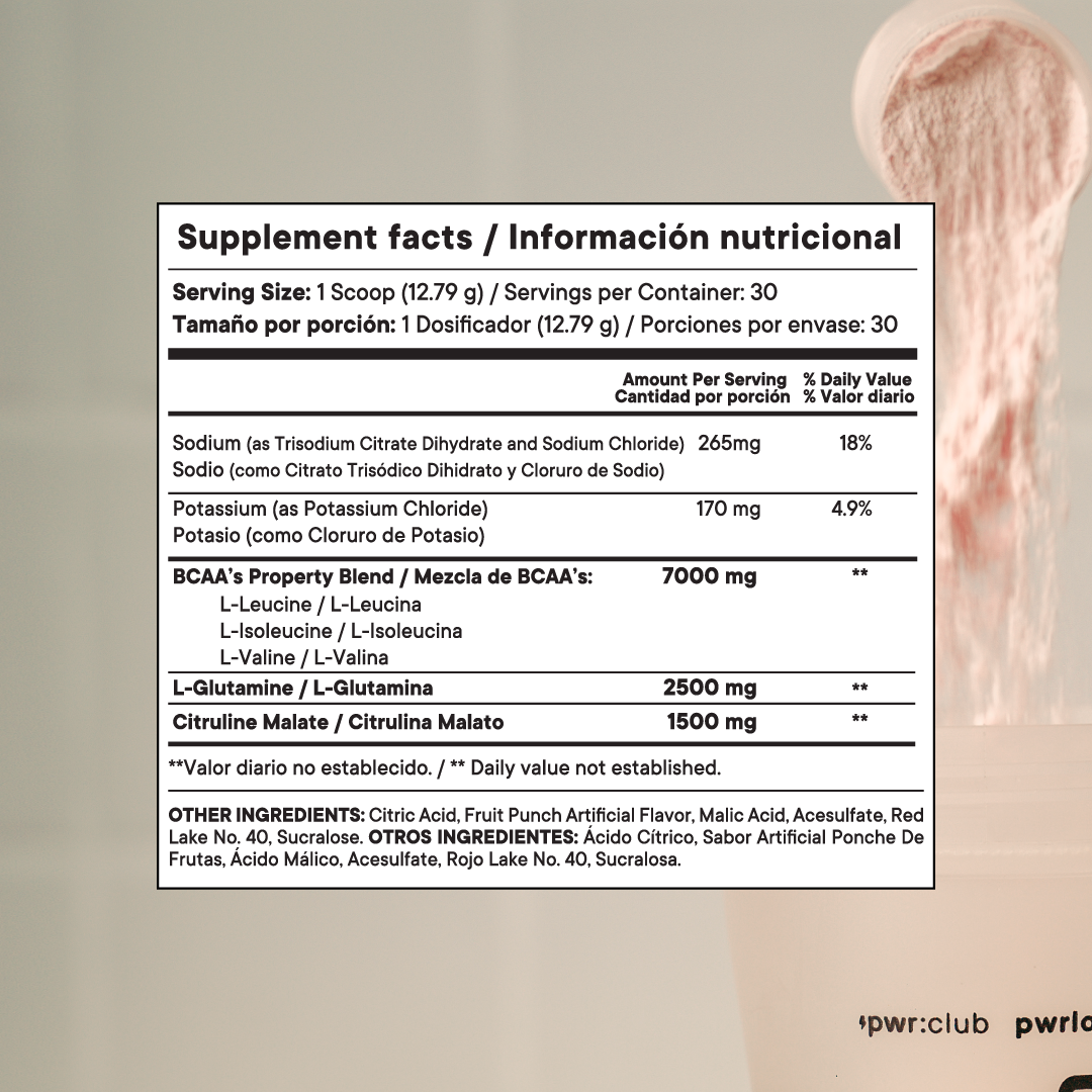 Aminoácidos + Glutamina 384g