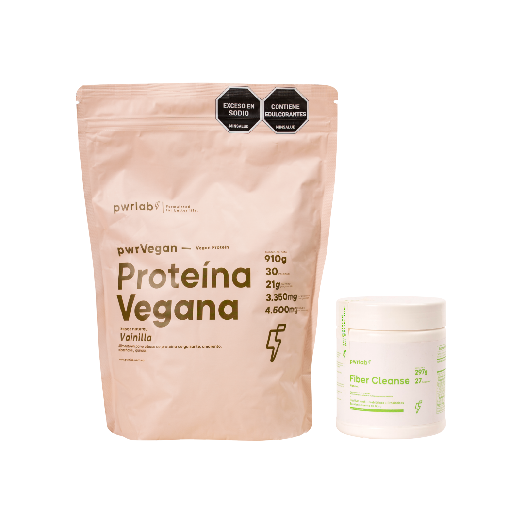 Plant power - Proteína Vegana + Fiber Cleanse