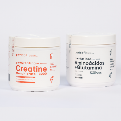 Máxima fuerza – Aminoácidos + Glutamina 384g + Creatina 300g