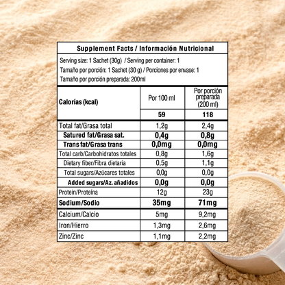 Proteína Vegana Vainilla sachet 30g