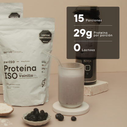 Proteína ISO Vanilla | 510 g | 15 servicios